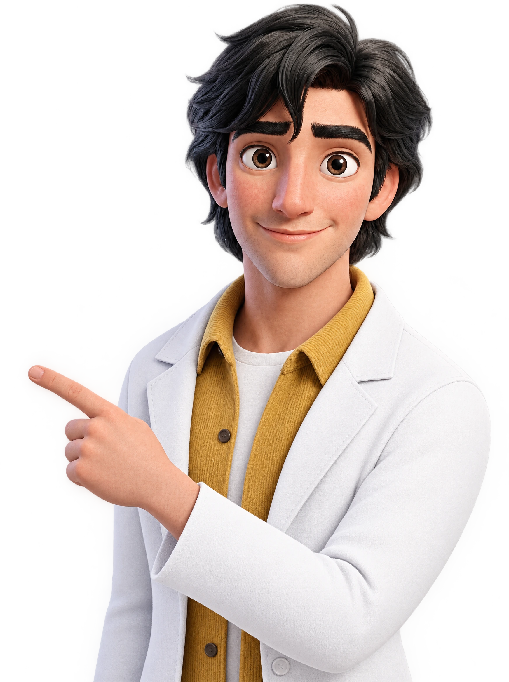 The SNOUHY doctor pointing at the clinic dashboard